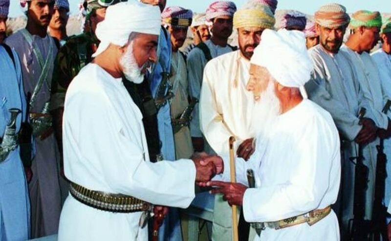 قابوس بن سعيد: من تقاليدنا أن العماني يلتقي سلطانه دون وسطاء