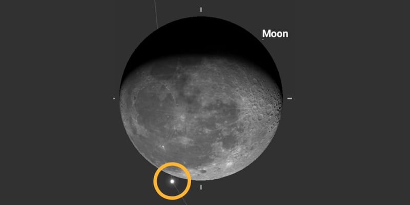 الليلة: نجم “ثيتا العذراء” سيحتجب خلف القمر