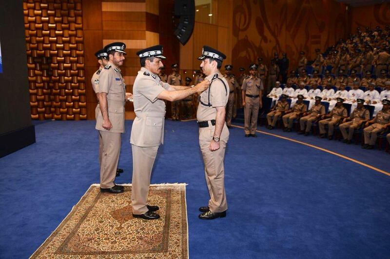 تكريم مجموعة من منتسبي الشرطة