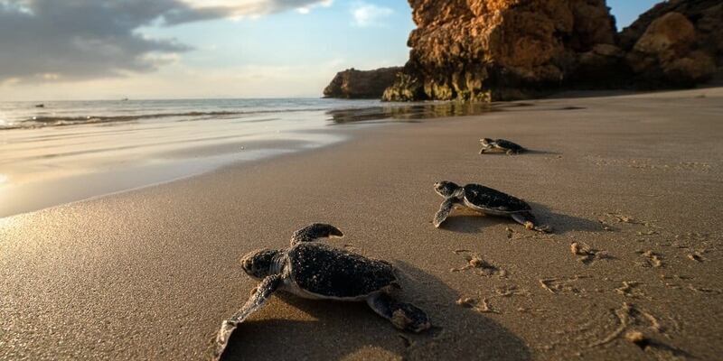 استراتيجية عمانية أمريكية لصون الحياة البحرية وحماية السلاحف البحرية