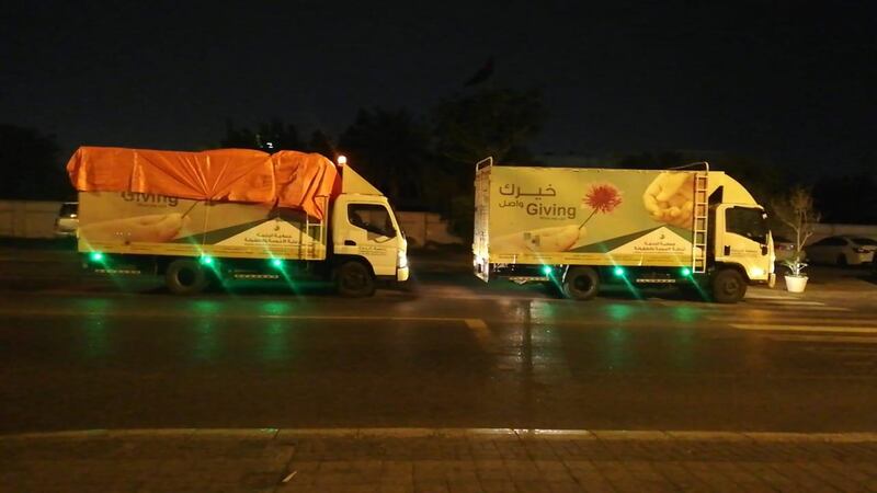 جمعية الرحمة تلبي الواجب الوطني أمام شاهين