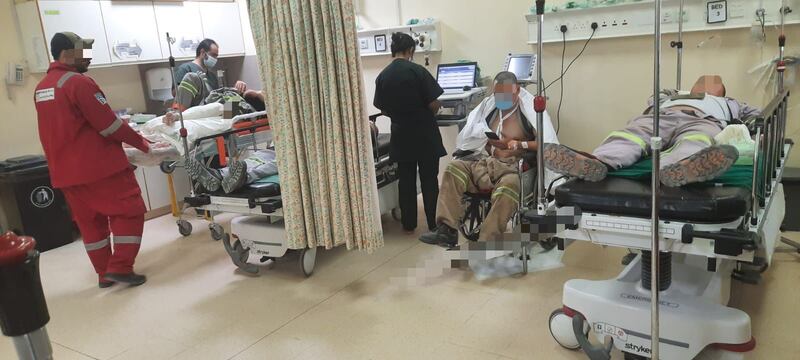 بينها واحدة حرجة: 35 إصابة في حادث سير