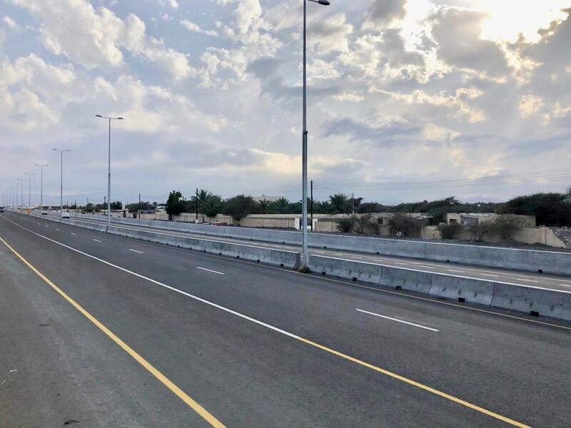 افتتاح ازدواجية وصلة جديدة في طريق الباطنة السريع