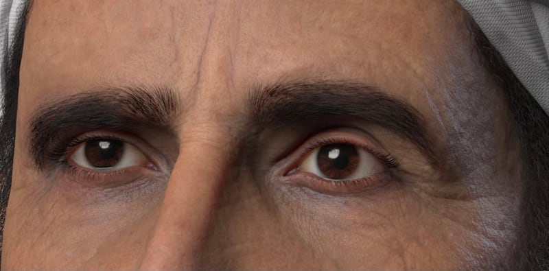 بالصور: رسمة عالية الدقة لقاضي قضاة مسقط