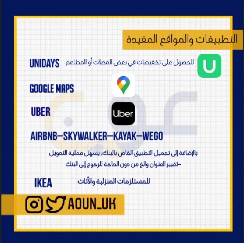 عبر “عون”: 6 طلاب يُساعدون المبتعثين الجدد إلى بريطانيا