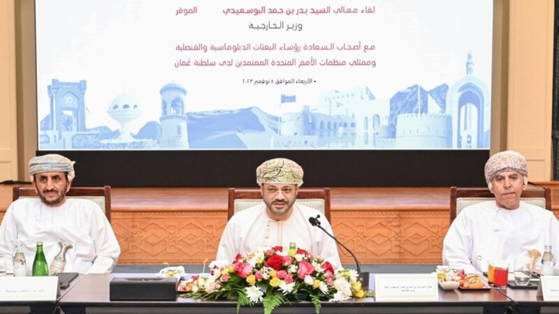 الأوضاع المأساوية في قطاع غزة تتصدر اجتماع السيد بدر مع السفراء ورؤساء البعثات والمنظمات الدولية