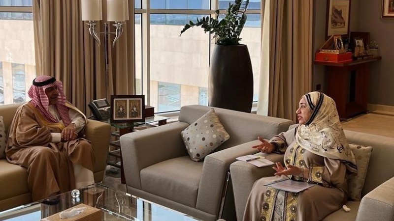 وزيرة التعليم العالي تستقبل رئيس جامعة الأمير محمد بن فهد