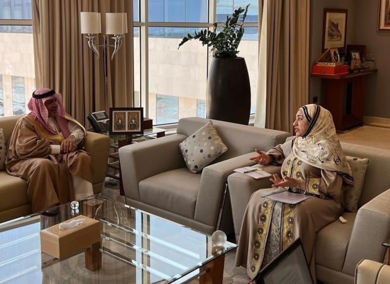 وزيرة التعليم العالي تستقبل رئيس جامعة الأمير محمد بن فهد