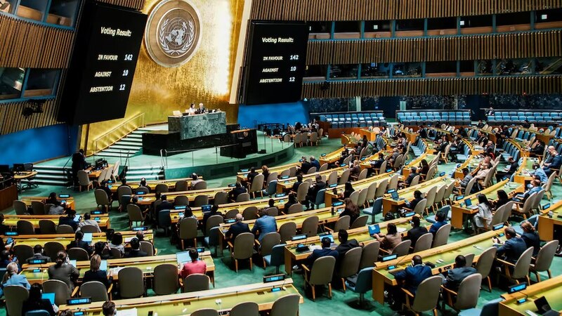 بأغلبية مطلقة في الأمم المتحدة؛ خطوات لا رجعة فيها نحو حل الدولتين
