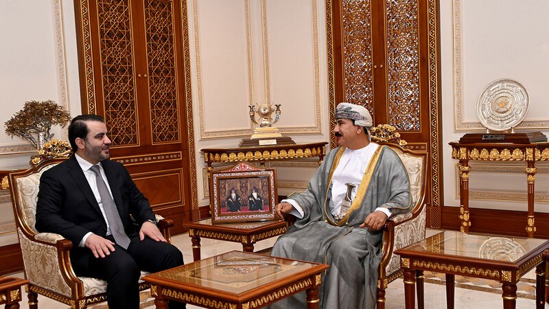 وزير المكتب السلطاني يستقبل وزير الخارجية السوري وسفيري مصر وأرمينيا