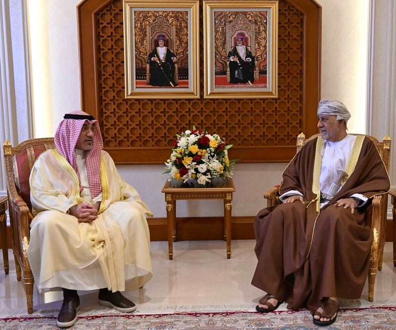 سمو السيد شهاب يستقبل النائب الأول لرئيس مجلس الوزراء الكويتي