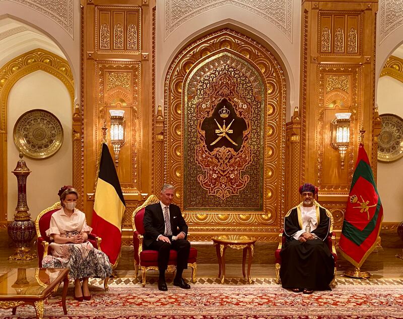 حساب القصر البلجيكي ينشر صورًا عن زيارة ملك البلجيكيين وقرينته لسلطنة عمان