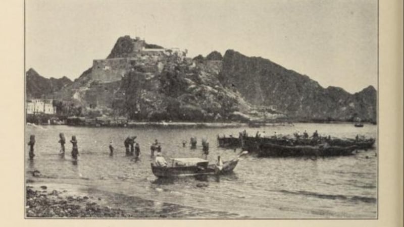 تفاصيل عن مسقط في رحلة روتشنبرغر 1835