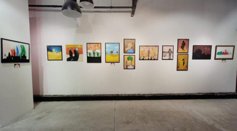 بالصور: افتتاح معرض الفن الهندي العماني المشترك