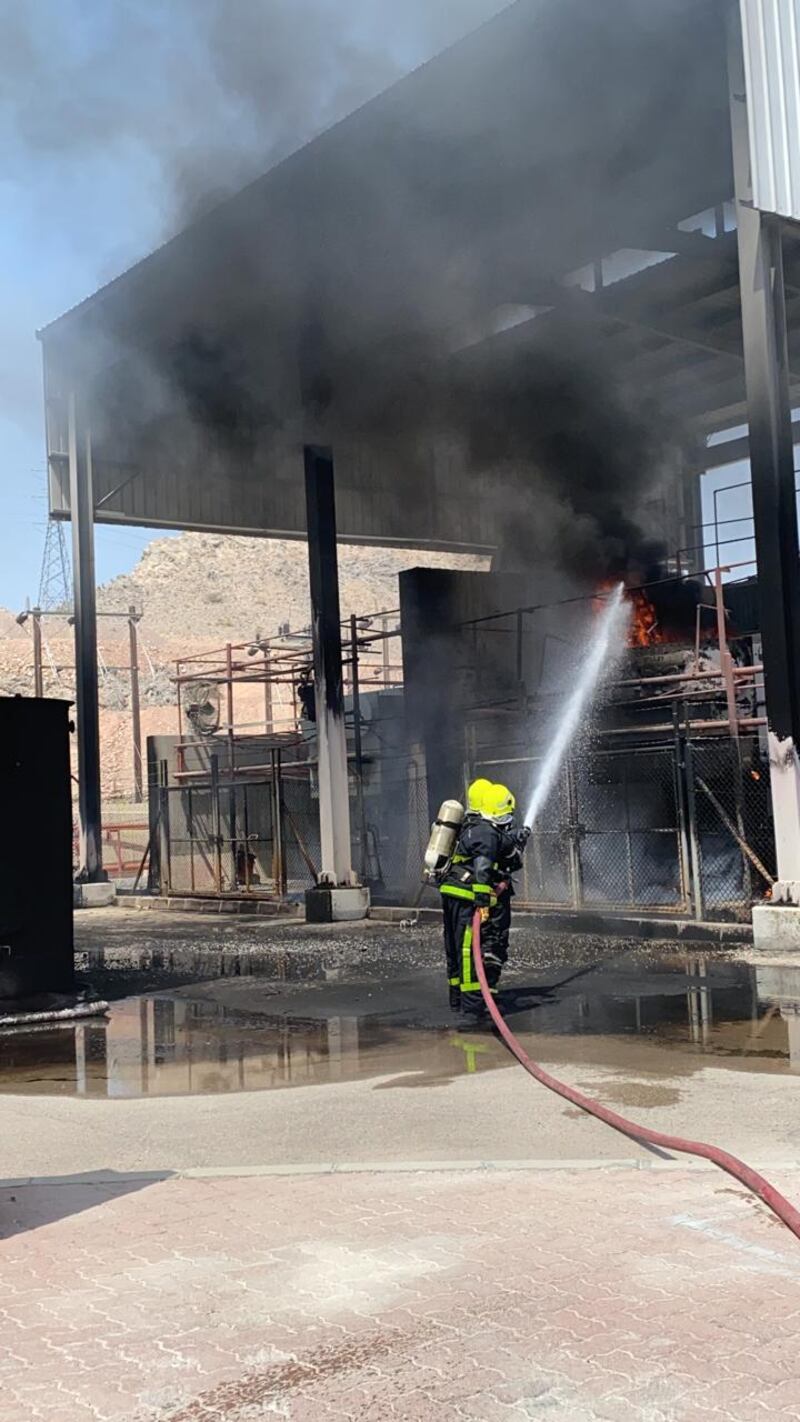 لا إصابات بشرية في حريق محطة محولات وادي عدي