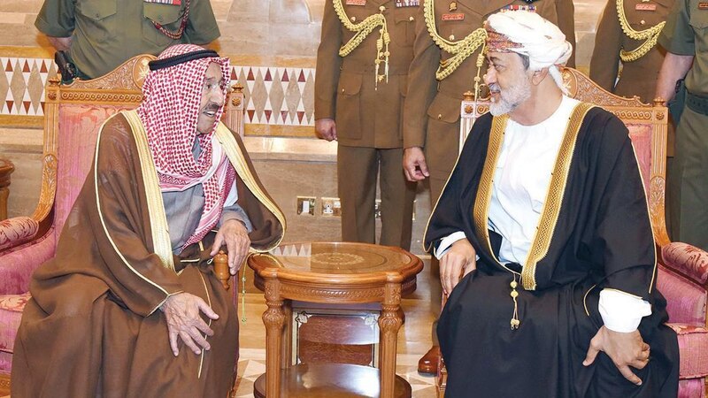 شكر لجلالة السلطان من أمير الكويت