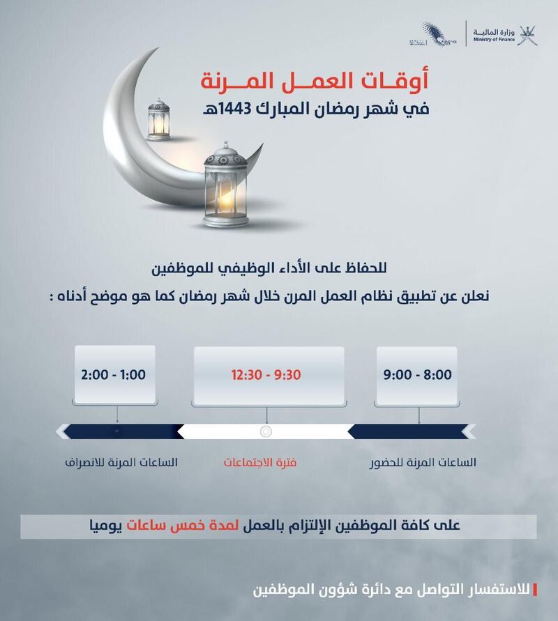 وزارتان تطبقان الدوام المرن، فهل وزارتك تطبقه أيضًا؟