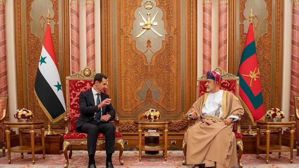 جلالة السلطان والرئيس السوري يعقدان جلسة مباحثات رسمية