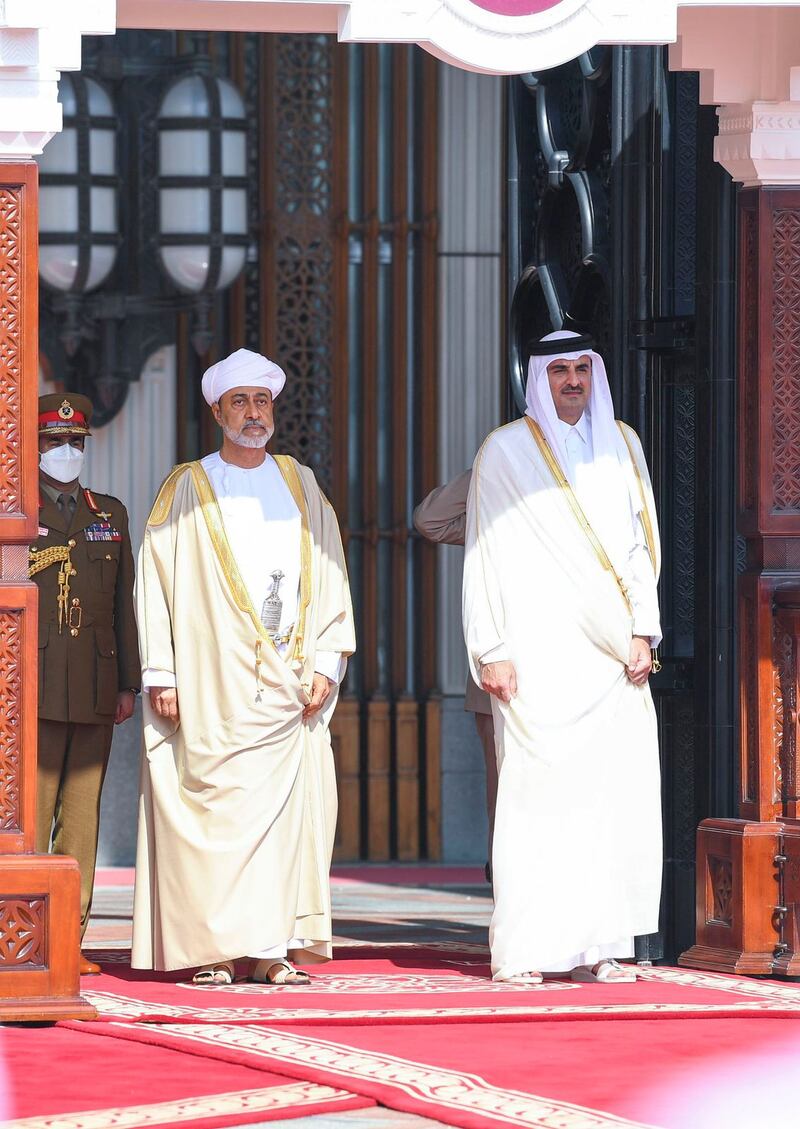 ماذا قال أمير قطر عن زيارة جلالة السلطان؟