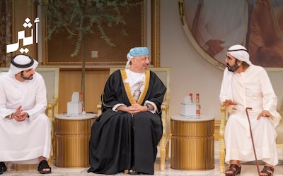 تعازي جلالةِ السُّلطان لحاكم دبي ينقلُها السّيد حارب