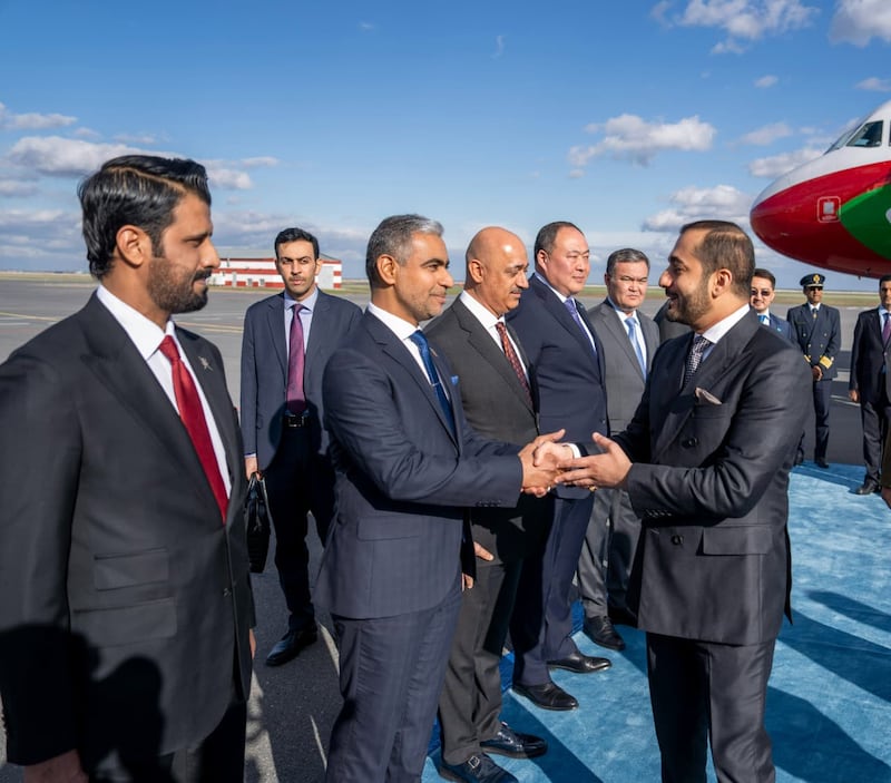 صاحب السمو السيد ذي يزن  آل سعيد في كازاخستان