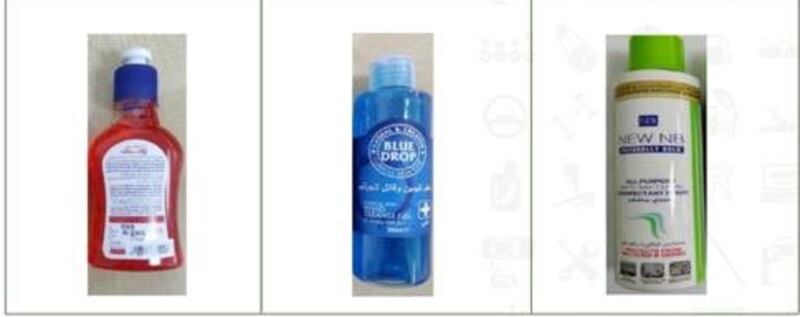 منذ بداية كورونا: سحب أكثر من 45 نوعًا من المعقمات