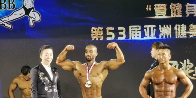 3 ميداليات آسيوية لبناء الأجسام في الصين