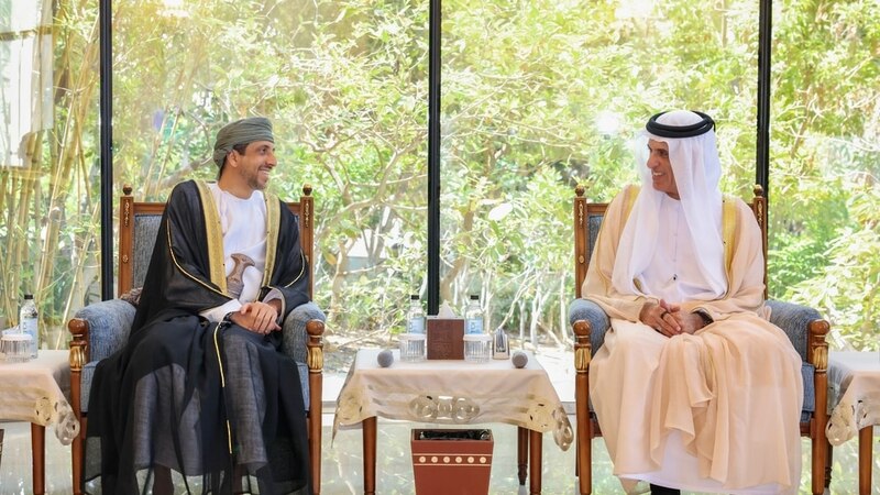 حاكم رأس الخيمة يستقبل محافظ مسندم