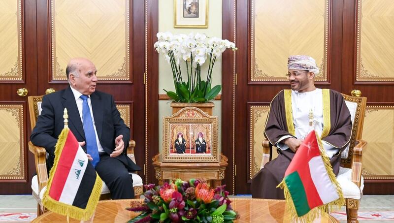 جلسة مباحثات سياسية عُمانية عراقية  