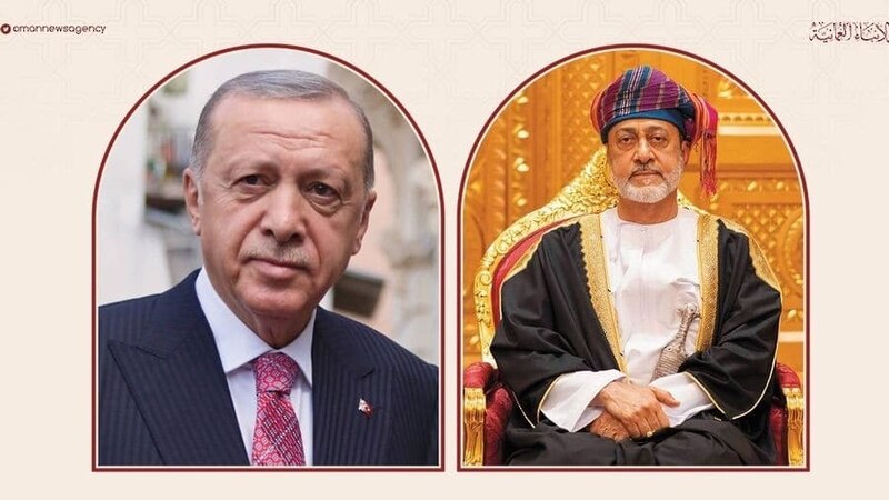جلالة السلطان وأردوغان يتبادلان تهاني عيد الفطر المبارك