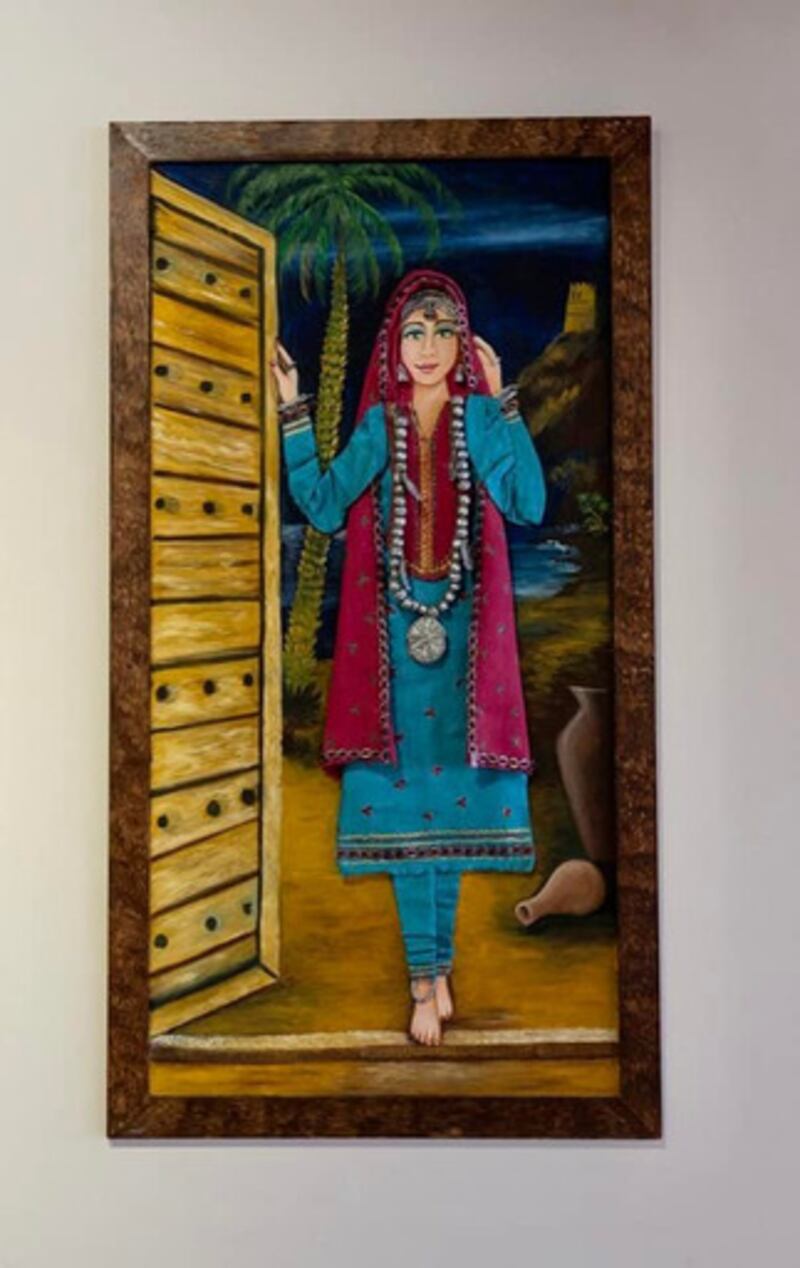 بالصور: افتتاح معرض الفن الهندي العماني المشترك