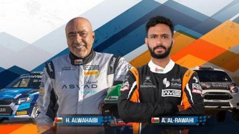 حمد الوهيبي وعبدالله الرواحي يشاركان في رالي الأردن الدولي