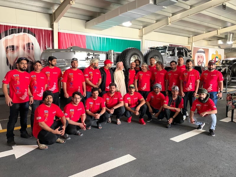 أبطال جيب عمان يتعرفون على متحف تاريخ الدفع الرباعي