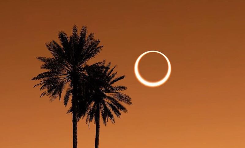 3 فعاليات للجمعية الفلكية في يوم الكسوف الحلقي