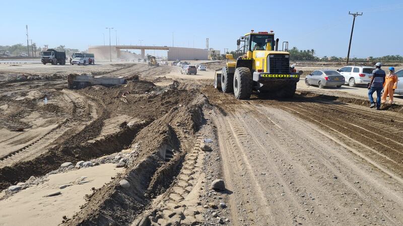 بالصور: تحويلة مؤقتة في البداية بالسويق