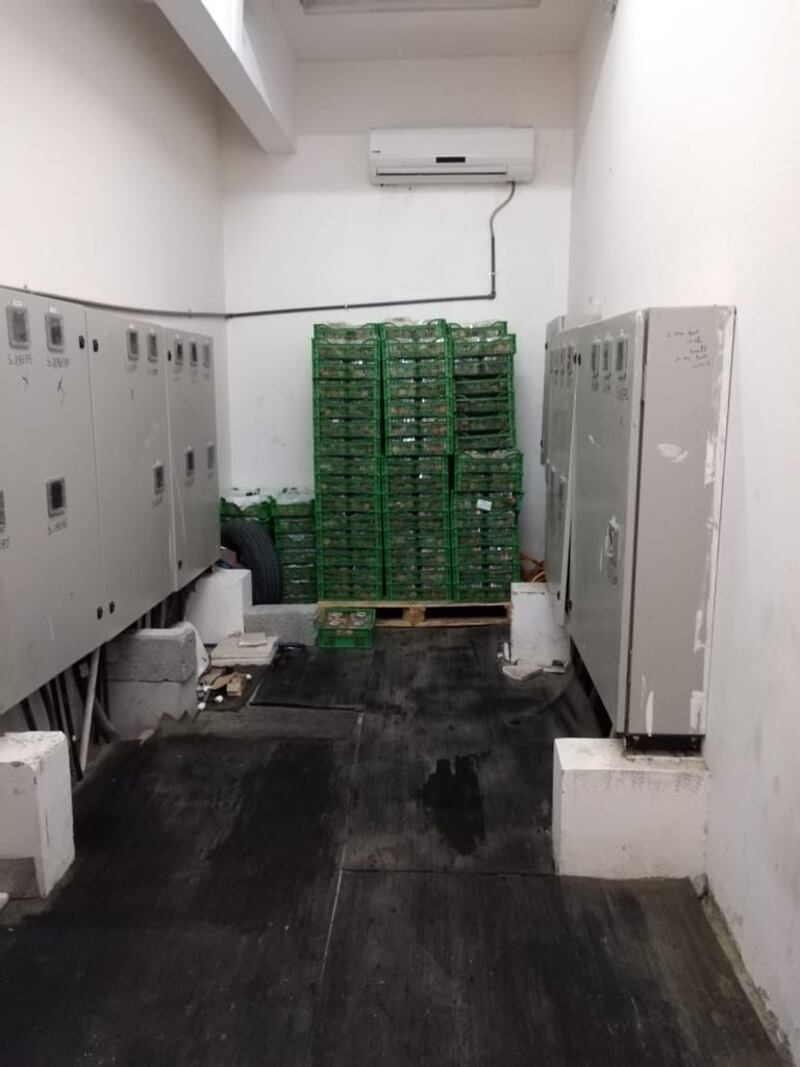 مداهمة تكشف مخالفة في تخزين الخضروات والفواكه