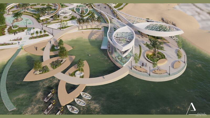 الفائزة بالمركز الثالث في تصميم حديقة شاطىء بخا تتحدث عن مشروعها