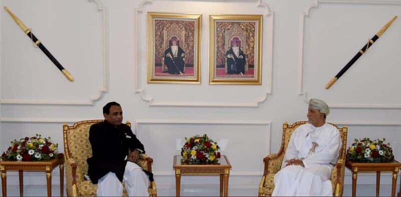 سمو السيد شهاب بن طارق يستقبل سفيري باكستان وكوريا الجنوبية