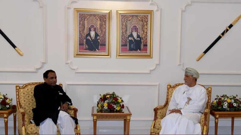 سمو السيد شهاب بن طارق يستقبل سفيري باكستان وكوريا الجنوبية