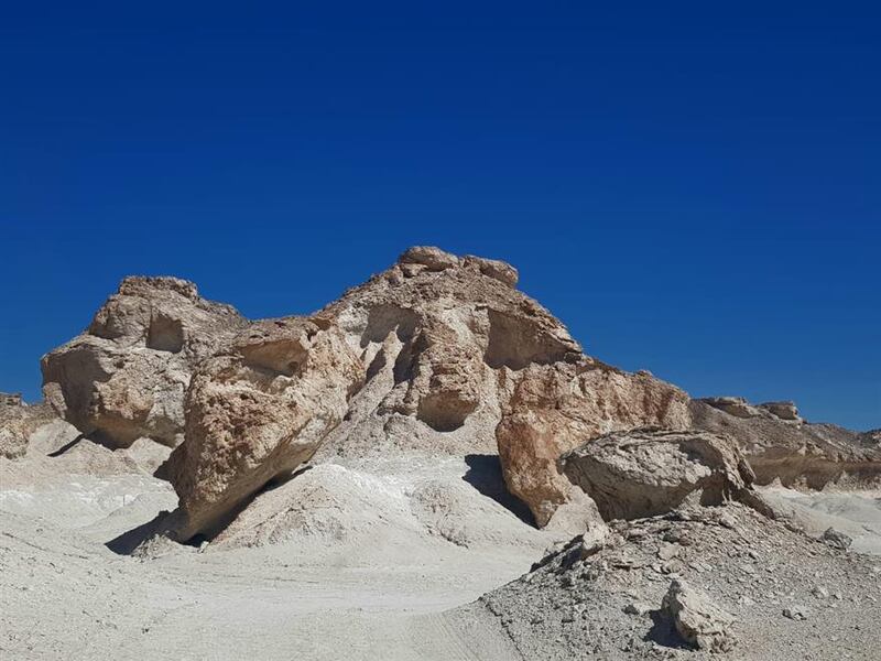 ترسبات صخرية عمرها أكثر من 50 مليون سنة في إحدى الولايات