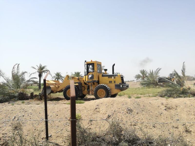 ‏‫ إزالة حيازة غير قانونية في مساحة تقارب 85000 م