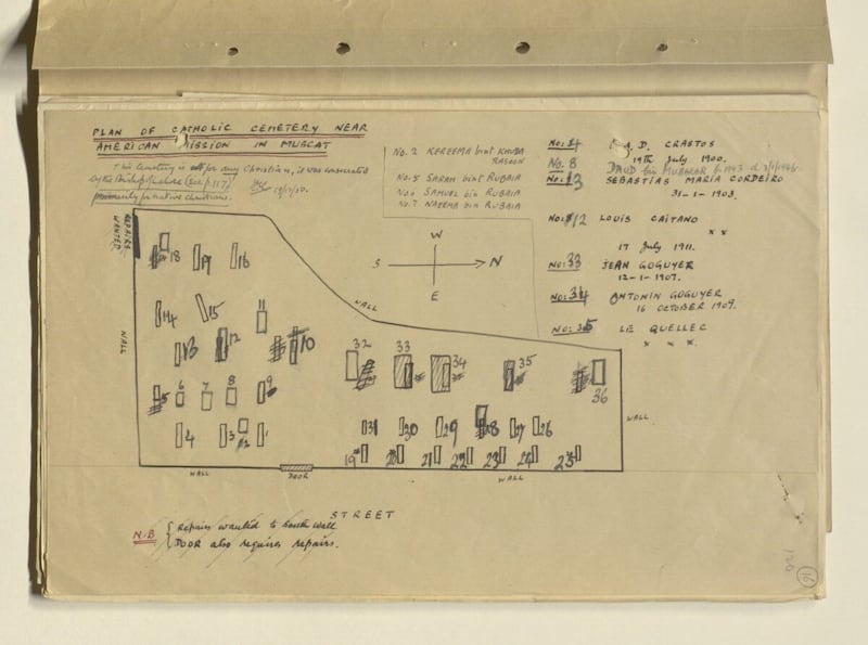 بالوثائق والصور: مقابر مسيحية في عُمان