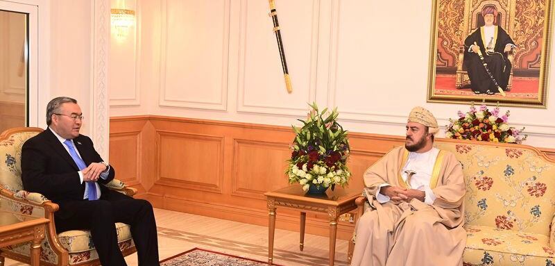 رسالة خطية لجلالة السلطان من رئيس كازاخستان