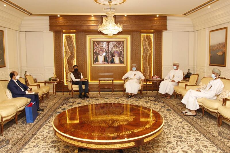 المعولي يستقبل السفير الهندي