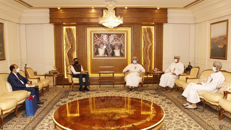 المعولي يستقبل السفير الهندي