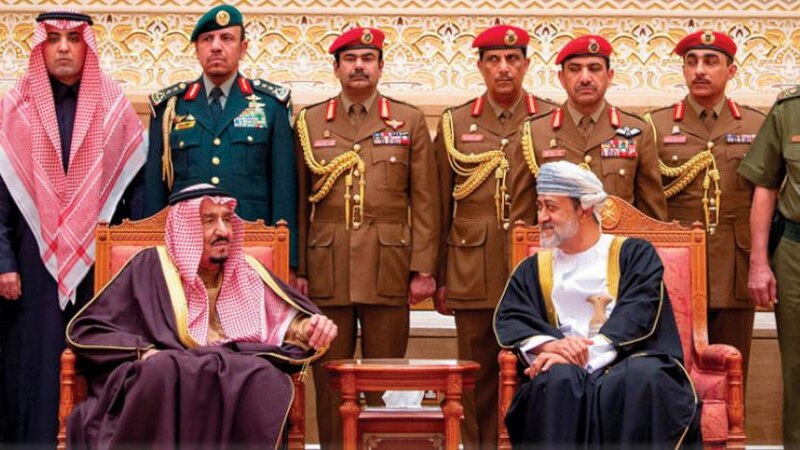 جلالة السلطان يتبادل التهاني مع الملك سلمان