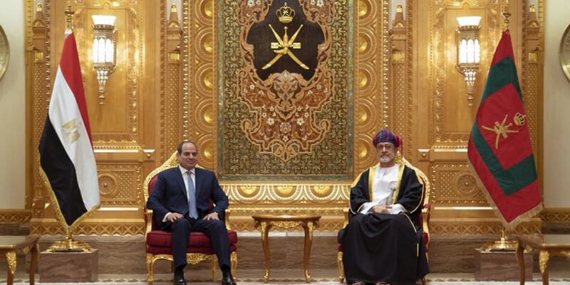 خلال اتصال هاتفي: جلالة السلطان والسيسي يناقشان الوضع في فلسطين