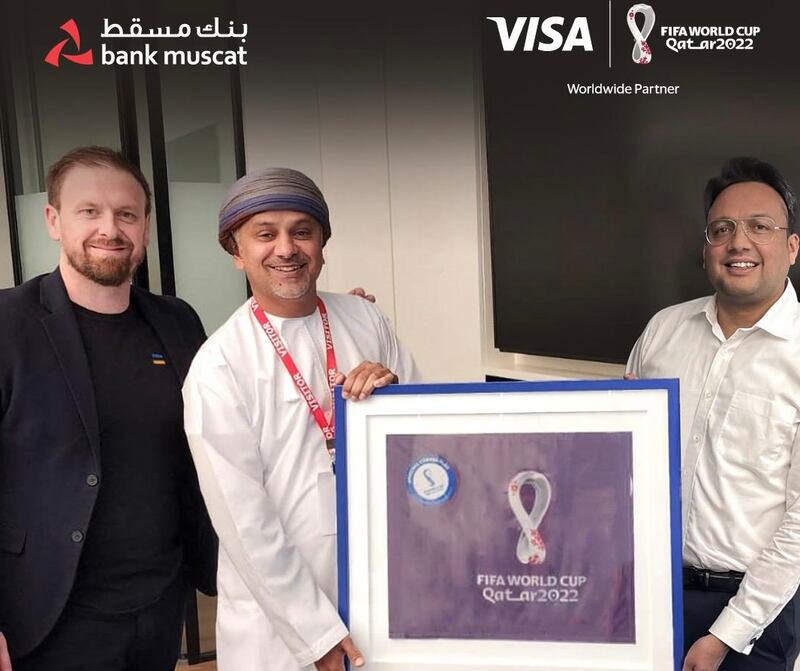 بنك مسقط يحظى بالتكريم من Visa لدوره في إنجاح الحملة الترويجية لحضور فعاليات كأس العالم FIFA™️ بقطر