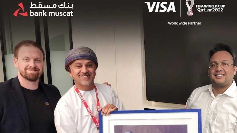 بنك مسقط يحظى بالتكريم من Visa لدوره في إنجاح الحملة الترويجية لحضور فعاليات كأس العالم FIFA™️ بقطر