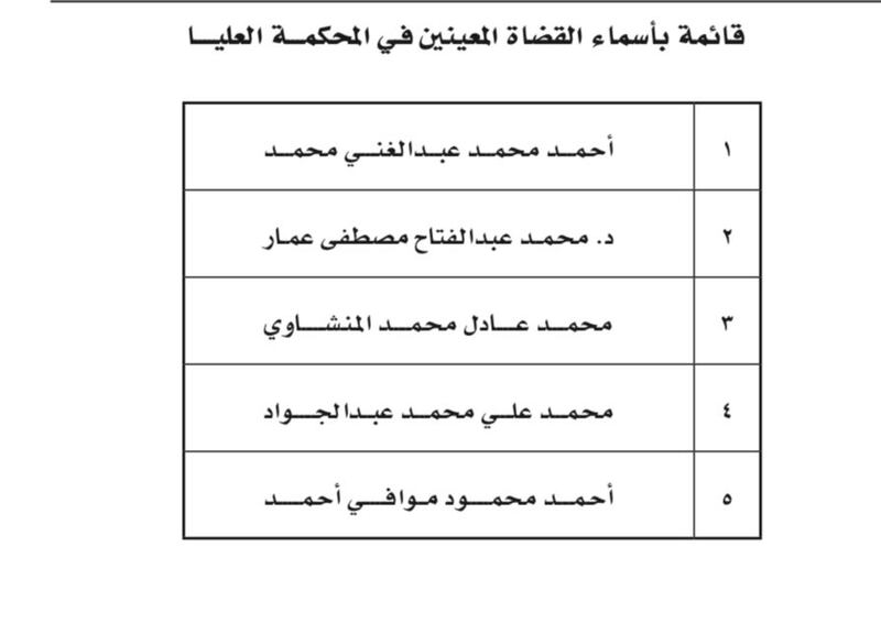 تعيين 5 أشخاص بمرسوم سلطاني سامٍ